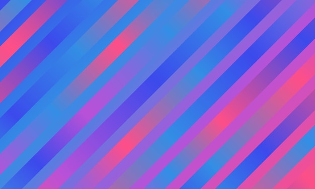 Minimal geometric poster with gradient stripes