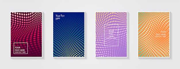 Minimal modern cover design Dynamic colorful gradients Future geometric patterns
