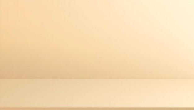 Minimalist beige backdrop with a clean surface