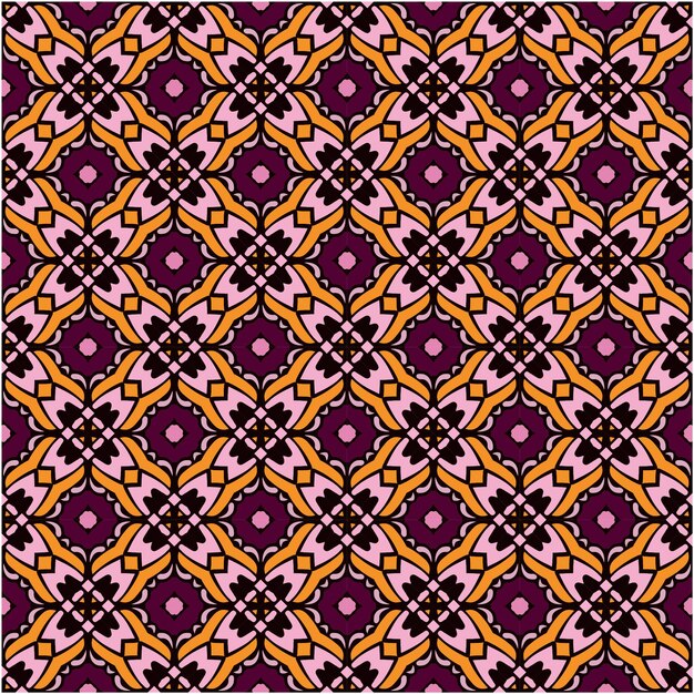 Minimalist ethnic pattern design decorative style