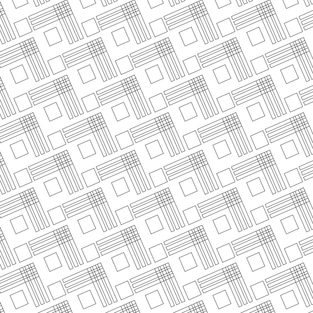 Minimalist Geometric Lattice Pattern