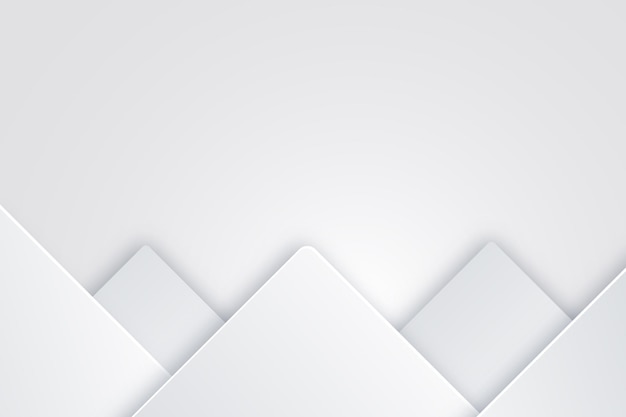 Minimalist Geometric White Background