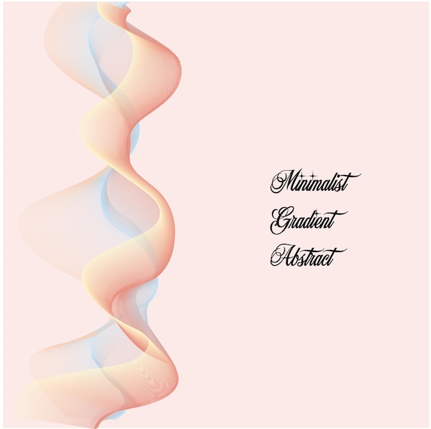 Minimalist Gradient Abstract background vector design