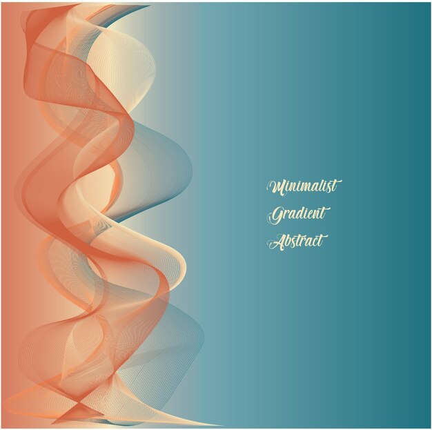 Minimalist Gradient Abstract background vector design