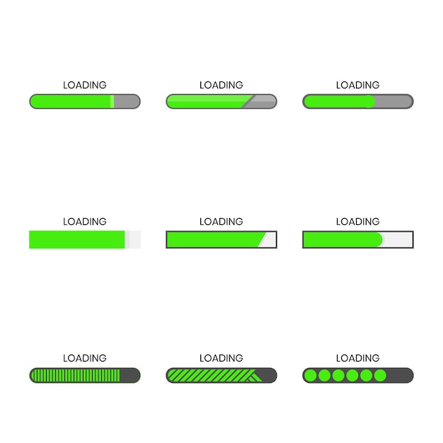 minimalist loading icon design for website