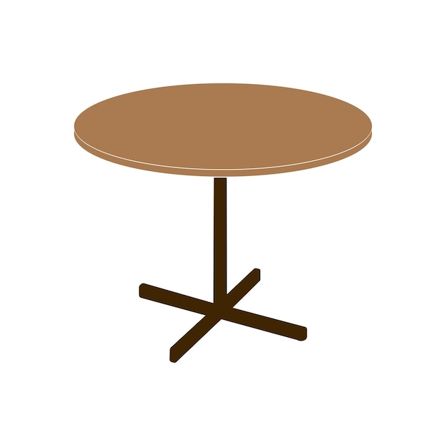 minimalist round table icon