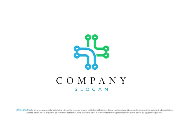 minimalist tech logo for a startup cross