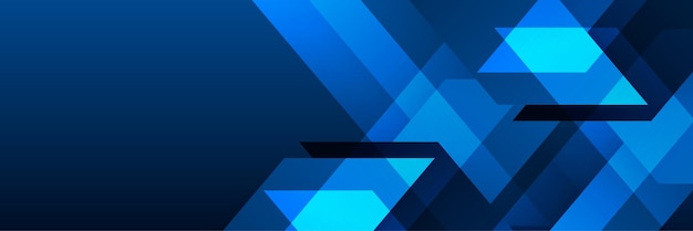 Minimalistinen sininen banneri, geometriset muodot, abstrakti moderni taustadesign. Design julistemallille verkkoalustojen bannereihin, esitteisiin, verkkosivustoille, mainoslehtisiin, aloitussivuille, esityksiin ja webinaareihin