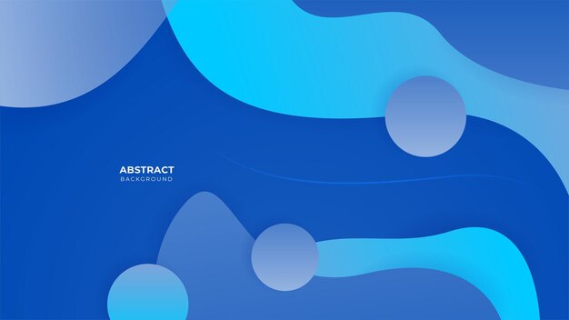 Minimalistinen sininen banneri, geometriset muodot, abstrakti moderni taustadesign. Design julistemallille verkkoalustojen bannereihin, esitteisiin, verkkosivustoille, mainoslehtisiin, aloitussivuille, esityksiin ja webinaareihin