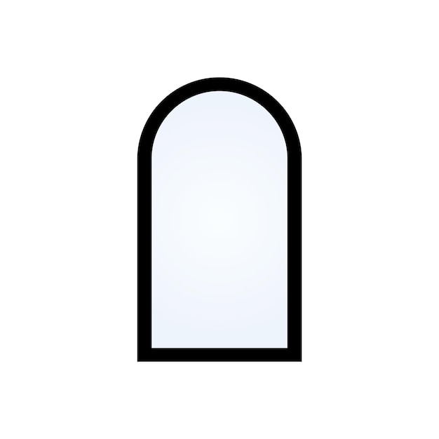 Mirror icon template vector