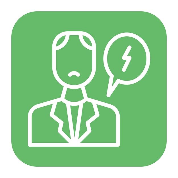 Misunderstanding icon vector image Can be used for Generation Gap