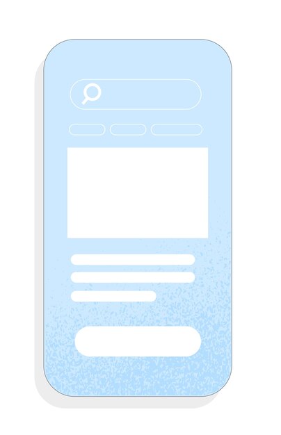 Mobile app development concept Wireframe and GUI UI and UX interface Software development Application and program Cartoon flat vector illustration isolated on white background