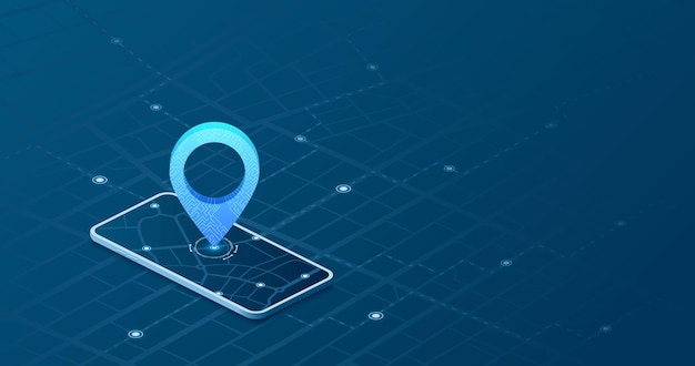 Mobile app for efficient route planning location search utilizing gps map integration concept