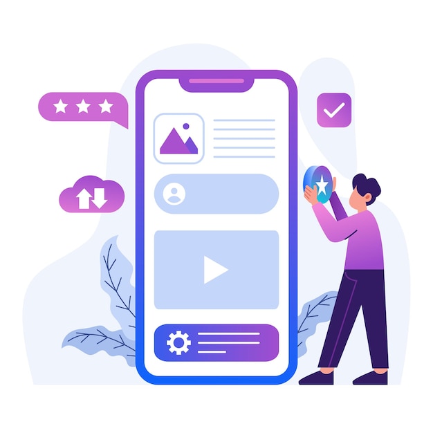 Mobile application design