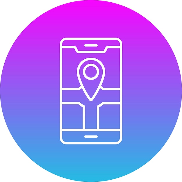 Mobile Map Icon