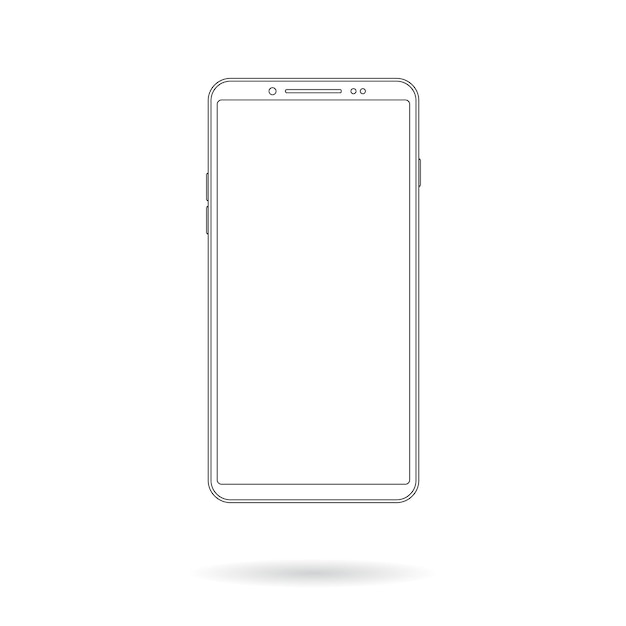 Mobile phote outline