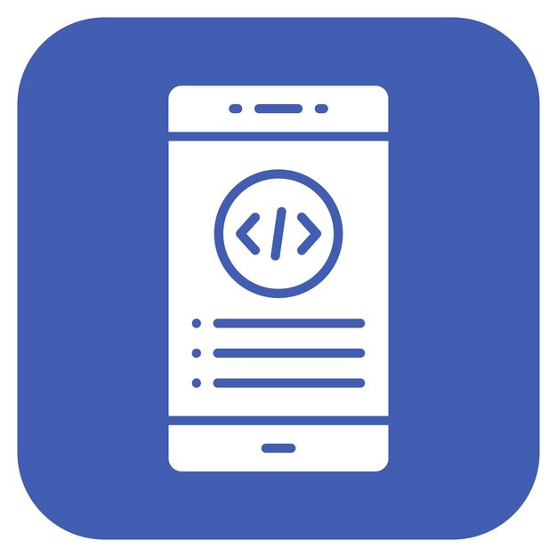 Mobile Programming icon vector image Can be used for Computer Science
