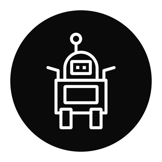 Mobile Robot icon vector image Can be used for Robotics