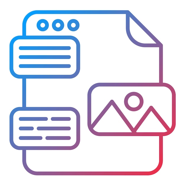 Mockup icon vector image Can be used for UX and UI