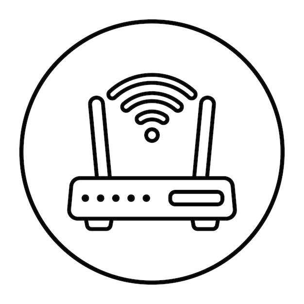 Modem vector icon Can be used for Communication and Media iconset