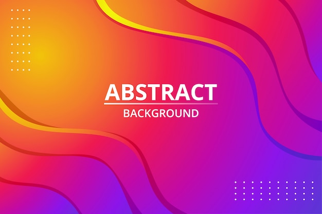modern abstract background wallpaper in vibrant yellow orange pink purple color