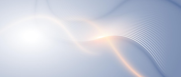 Modern abstract background with flowing lines