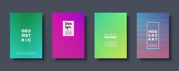 modern abstract background with geometric shapes and lines colorful trendy minimal a template cover