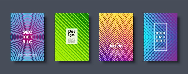 Modern abstract background with geometric shapes and lines colorful trendy minimal a template cover