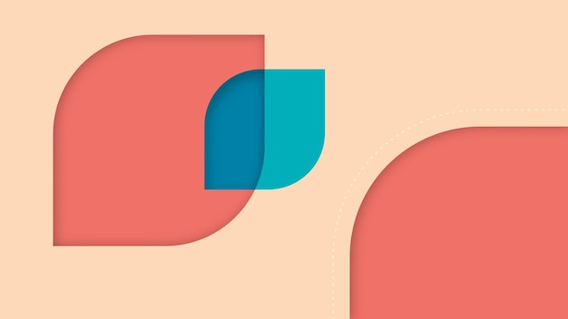 modern abstract background with square element and pink pastel color