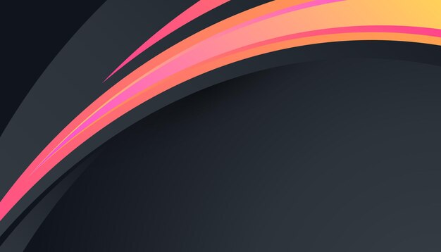 modern abstract black orange background. vector abstract graphic design banner pattern background template.