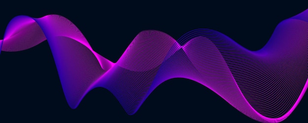 Modern abstract dynamic flow effect background Vector design template for banner advertising poster coverx9