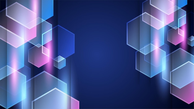Modern abstract highspeed light effect Technology futuristic dynamic motion on blue background with copy space Movement pattern for banner or poster design background concept