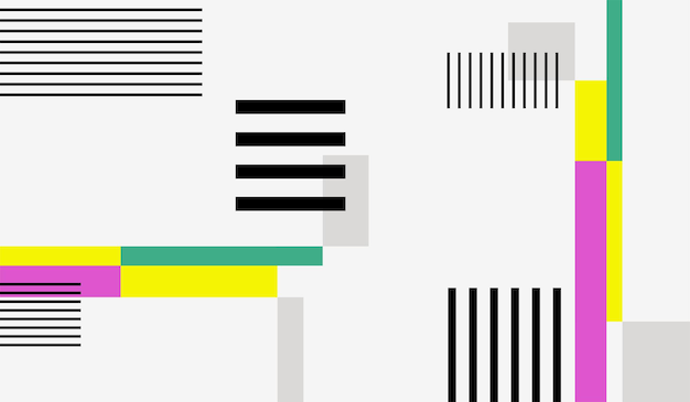 Modern and clean abstract vector background with shapes and lines