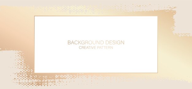 Modern background design.Creative art pattern with gold brush stroke, paint drop on beige background