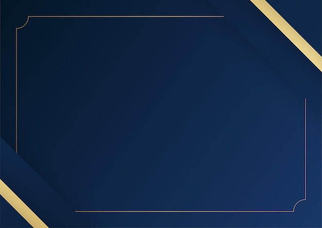 modern blue and gold abstract background. vector abstract graphic design banner pattern background template.