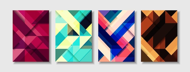 Modern color style cover and background abstract poster gradient design