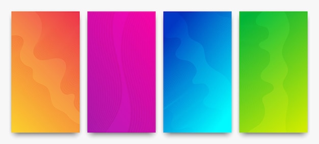 modern colorful gradient background with lines