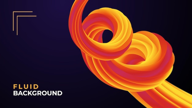 Modern colorful wave flow abstract background with liquid amp fluid shapes