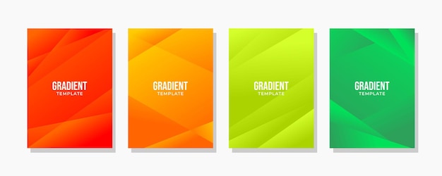Modern Covers Gradient Template Design