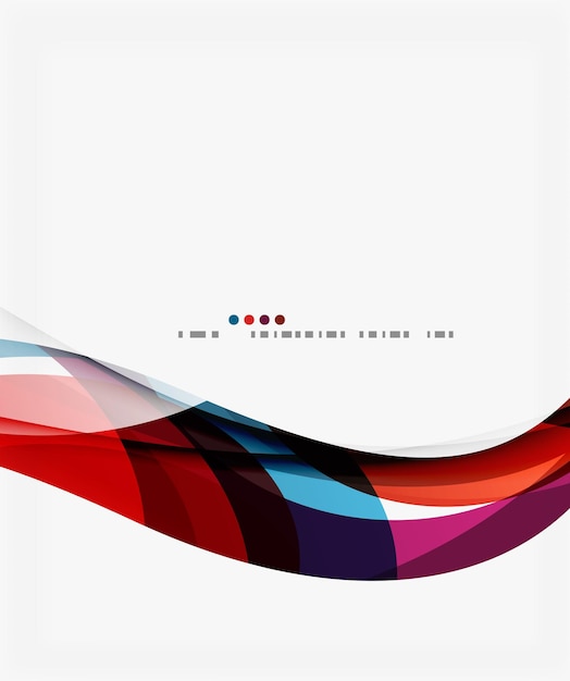 Modern creative curve background with copy space Vector template background for workflow layout diagram number options or web design