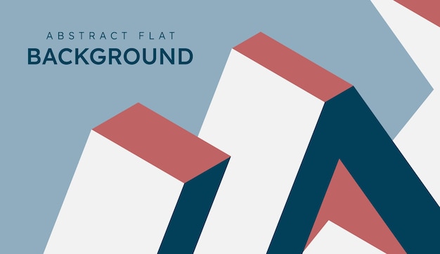 Modern flat shaded color background simple abstract presentation slide cover