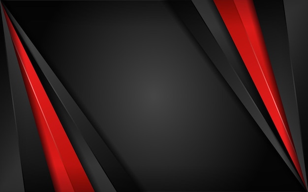 Modern futuristic red and black combination background design