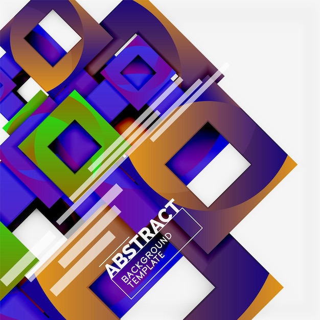 Modern geometric abstract background