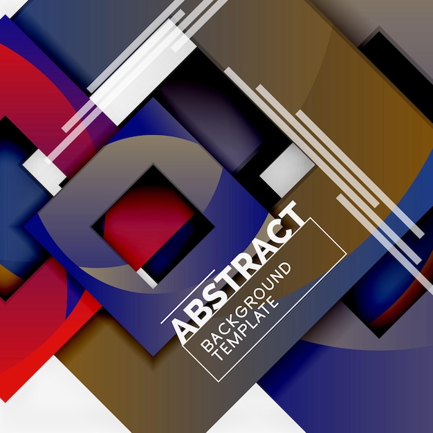 Modern geometric abstract background