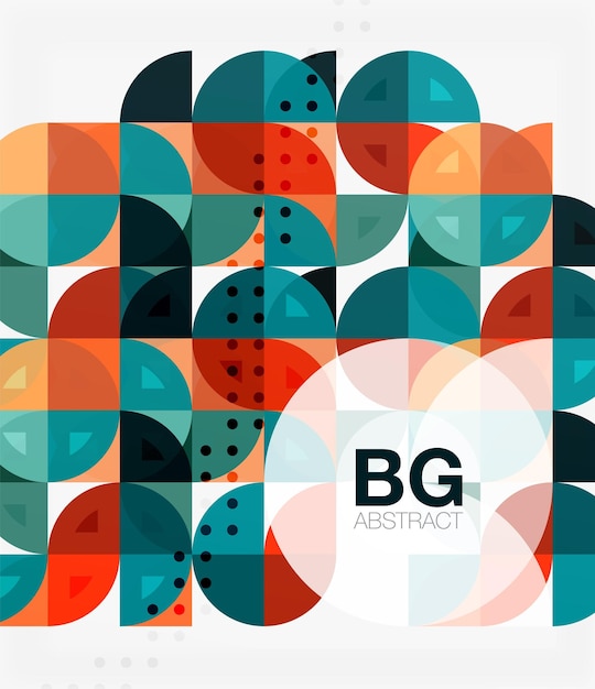 modern geometric circle abstract background vector template background for workflow layout diagram number options or web design