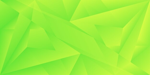 modern geometric lowpoly green and yellow gradient abstract background