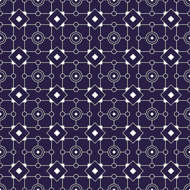 Modern geometric seamless pattern background. Classic batik wallpaper.
