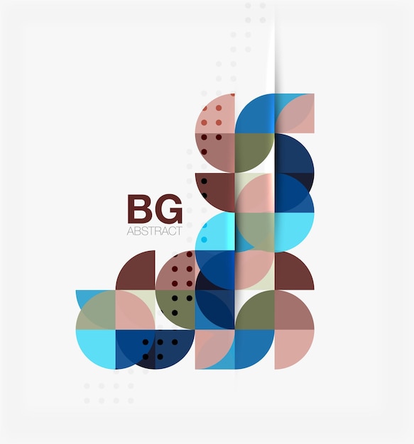 Modern geometrical abstract background Vector template background for workflow layout diagram number options or web design