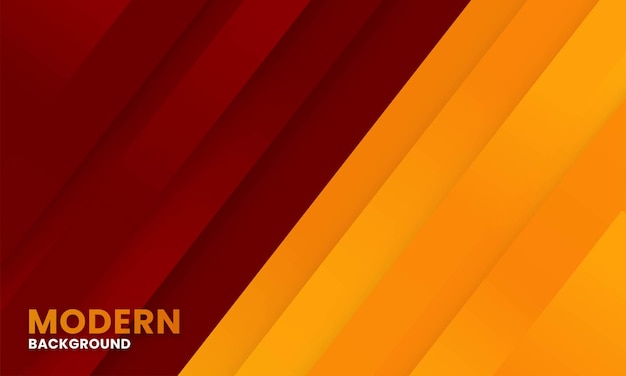 Modern Gradient Shape Background Red And Orange Color