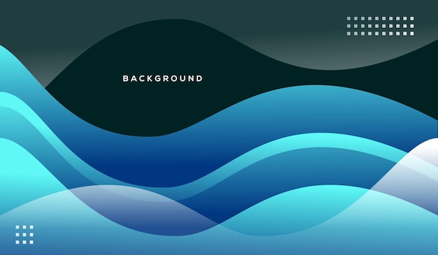 Modern gradient wave background abstract